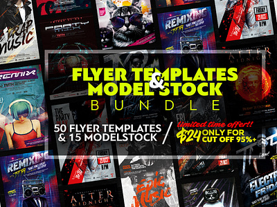 Flyer Templates & Model Stock Bundle