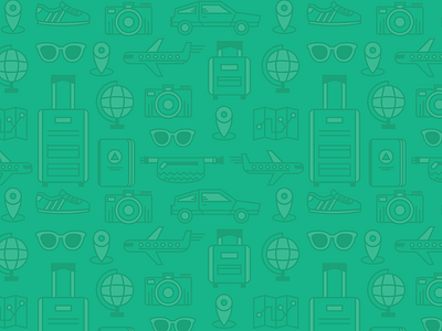 Travel Icon Pattern