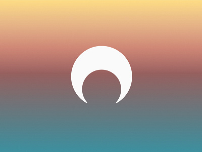 sunrise icon branding circle icon logo minimal vector