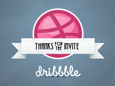 Thank you Dribbble