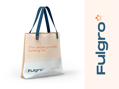 Fulgro branding identity logo shop stationery store