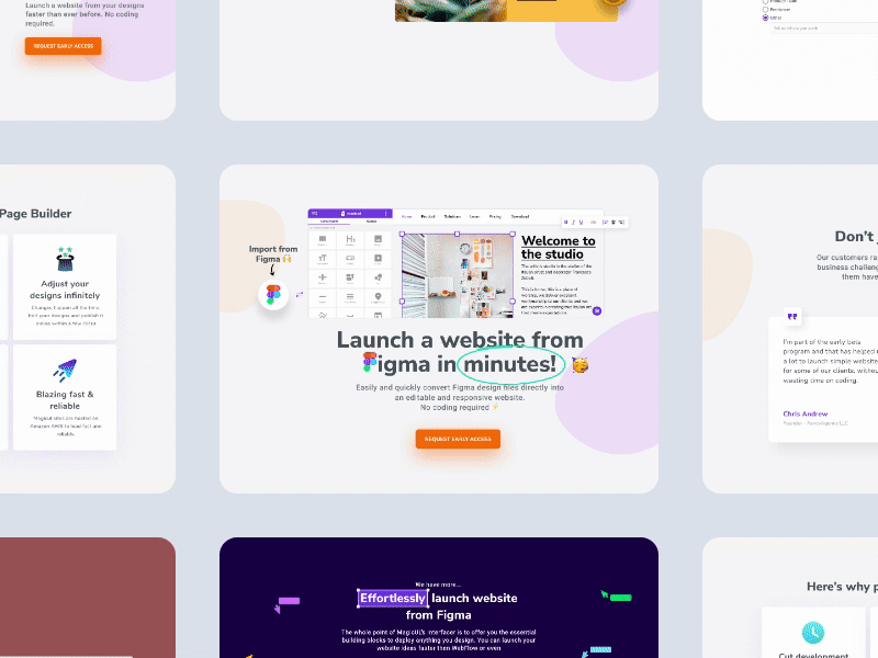 Landing Page branding design figma flat interface landing layout magicul page sketch ux web webpage website xd