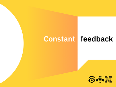 Constant Feedback IBM blockchain constant crypto design feedback flat ibm illustration layout principles ux vector