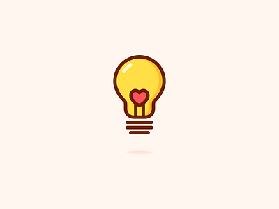 Ideas bulb icon ideas illustration levitation love outline simple