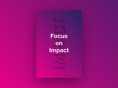 Focus On Impact