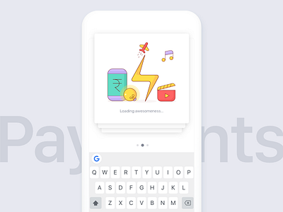 Loading... Payments carousel categories dailyui e commerce electricity flight material design mobile ui movies music payments