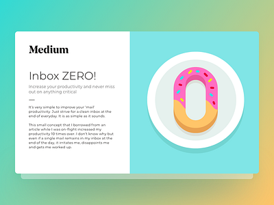 Inbox Zero blog donut empty empty state header illustration inbox zero