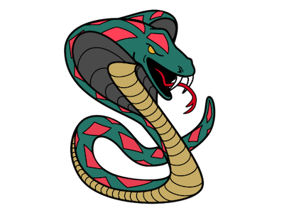 Sneaky Snake cobra illustration logo snake tattoo traditional traditional tattoo