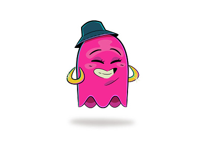 Retro Game Character Redesign: Pinky adobe illustrator character design design game art illustration illustrator