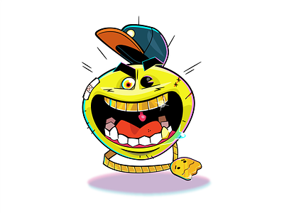 8bit Reimagined Series: Pac-Mac! 80s 8bit adobe illustrator arcade character character design game art hip-hop illustration illustrator retro vector