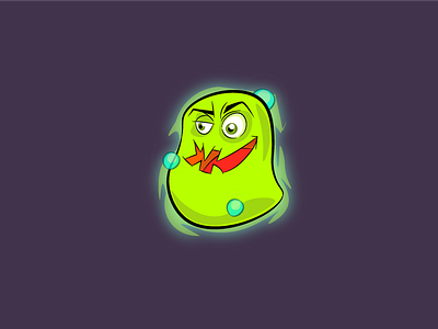 Blocker Blob adobe illustrator character design game html5 game illustration mobile app