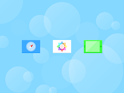 Icons for "Soap" theme bubbles call compass gallery icons ios7 phone photo soap