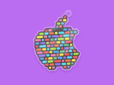 Coding Charm app apple charm code coding color developer flat ios logo snippet sticker sticker mule stroke