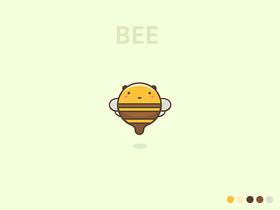 Cute Bee animal illustration kartoon