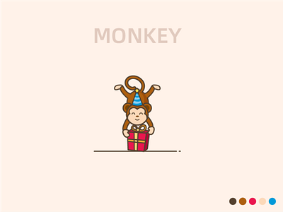 monkey animal logo