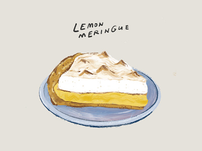Lemon Meringue drawing graphic design illustration