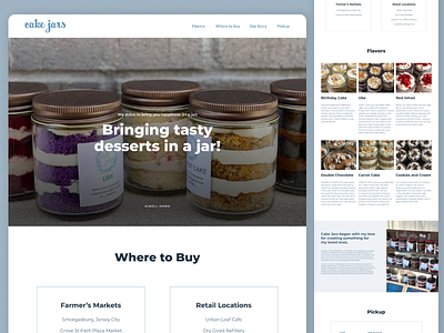 Cake Jars Homepage Exploration v6