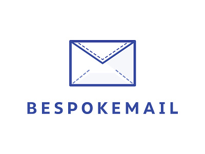 BespokeMail bespoke email logo minimal outline simple stitch