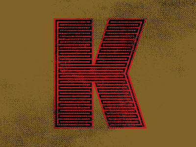 Letter K alphabet illustration k letter