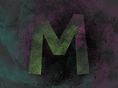 Letter M alphabet grunge illustration letter m texture