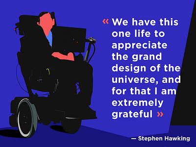 Stephen Hawking. 1942 — 2018 1942 2018 design illustration scientist universe