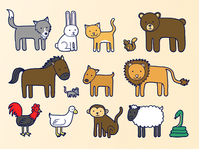 Animal Kingdom By Faldian Irfandi On Dribbble