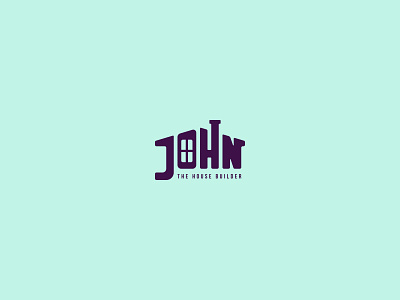 John The House Builder - logo concept concept design graphic logo