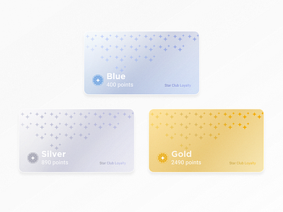 Loyalty cards branding graphic design loyalty