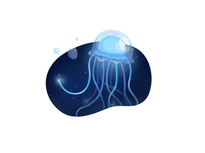 medusa sea animals illustration