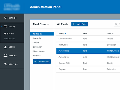 Admin Panel