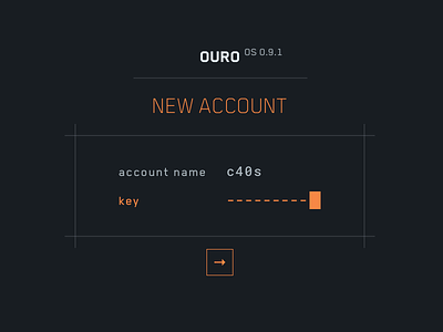 Ouro OS (not really real...really) 001 arch dailyui001 linux unix