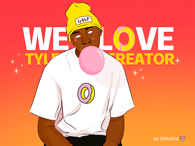 We Love Tyler The Creactor colorful flat illustration flats ui