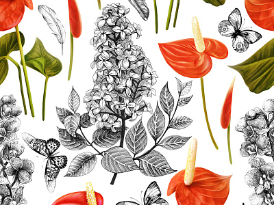 floral pattern design