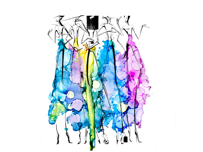 fashion illustration abstract design fashion illustration stylization watercolor