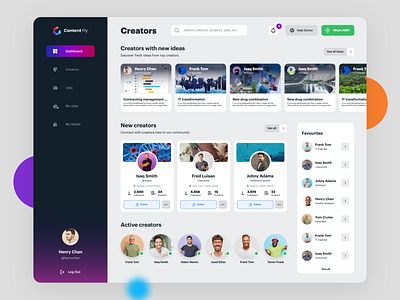 Creators web app