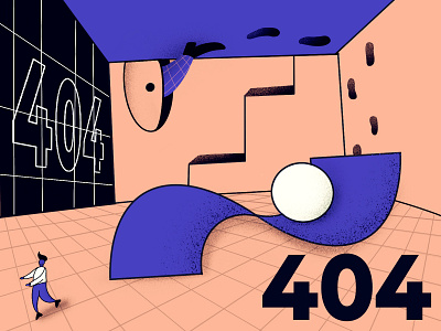 404 404 dailyui error procreate ui web webdesign website