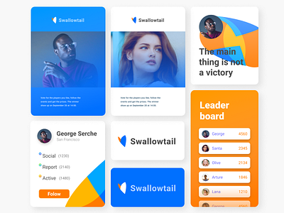 Day #19 Leaderboard brand branding butterfly dailyui design digital graphic identity logo ui ux web webdesign website