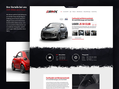 SMX - Bikes and More Webdesign cars clean photoshop responsive webdesign