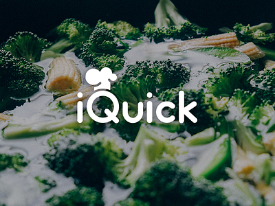iQuick logo branding cookery design food graphicarts logo typography