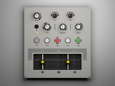 Custom MIDI Controller (Ortho) 3d ableton audio buttons controller interface knobs midi render