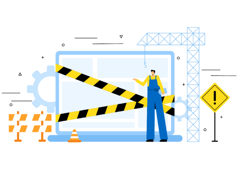 Under maintenance by Khushmeen Sidhu on Dribbble