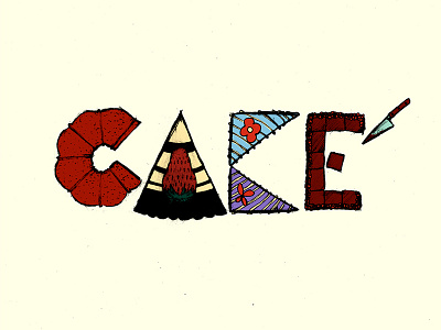 Cake design enos illustration kenji kenjiboy lettering type typography