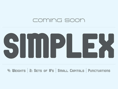 Simplex Display display font san serif simplex type typography