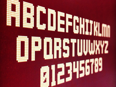 Pattern Display display font pattern pixel typeface typography