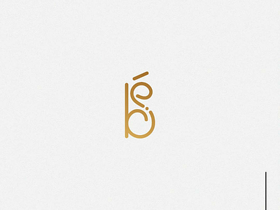 B&E b branding company design gold graphic design honey illustrator logo logo design