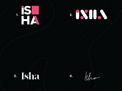 'Isha' logo concept