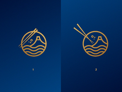 Japanese Ramen Bar Logo Exploration