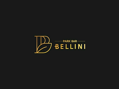 Park Bar Bellini logo concept branding company design graphic design illustrator lettermark logo logo design logo exploration