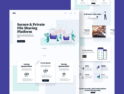 File sharing cloud encryption files illustration sharing ui ux website webui