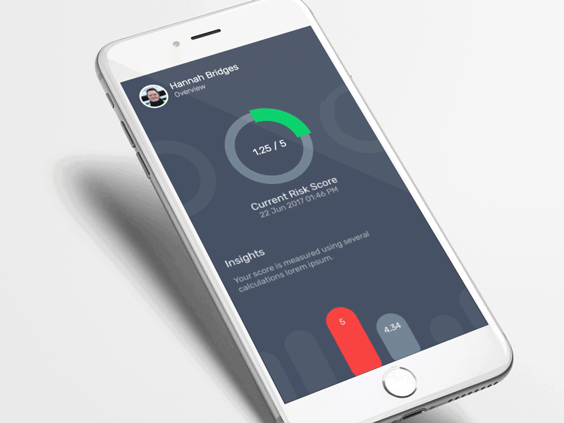 DriverNet - Navigation analytics app chart navigation score
